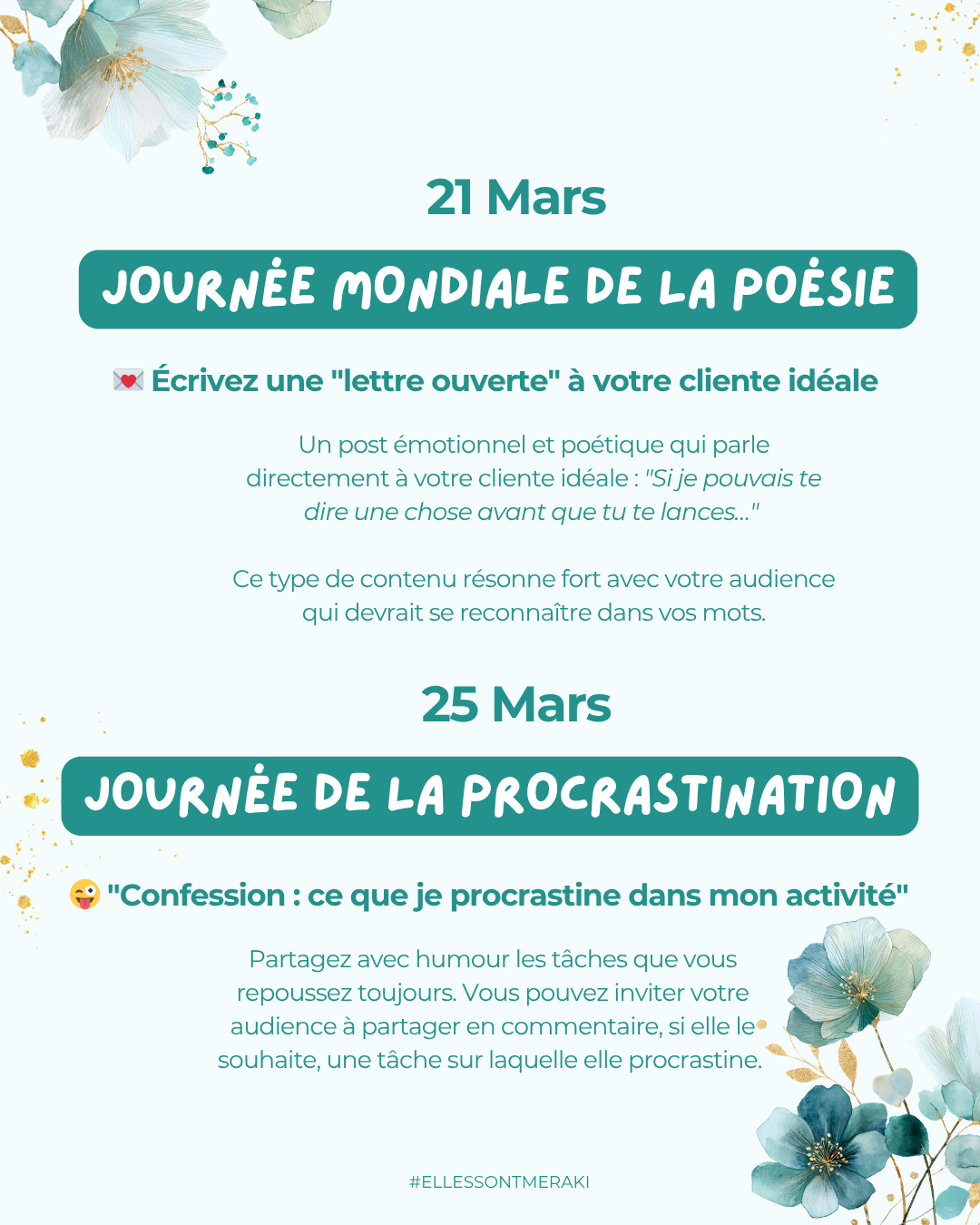 Carrousel · Idées de contenus — slide 6